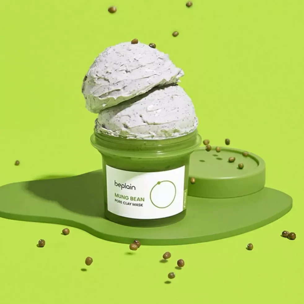 [Nhacuabeautyholic] Mặt nạ đất sét đậu xanh BEPLAIN MUNG BEAN PORE CLAY MASK