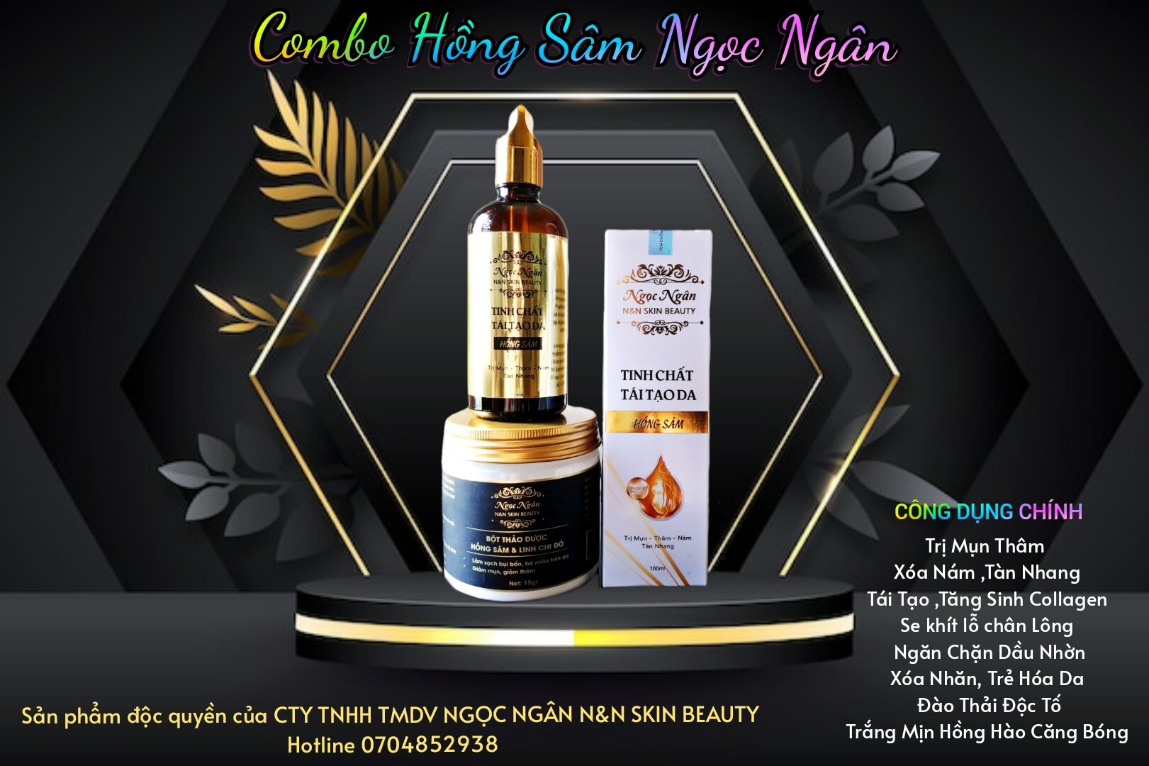 COMBO TÁI TẠO HỒNG SÂM ( CHÍNH HÃNG 100% GIẢM GIÁ 30%)