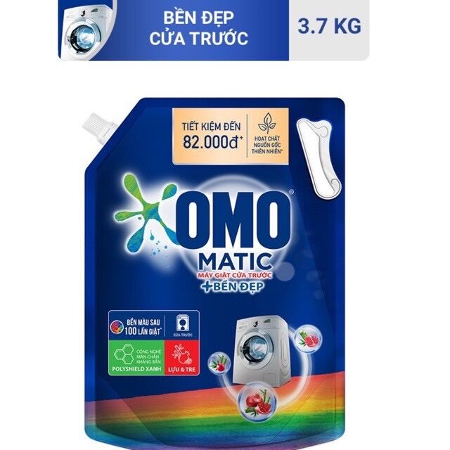 Nước giặt OMO Matic giặt cửa trước 3,6kg