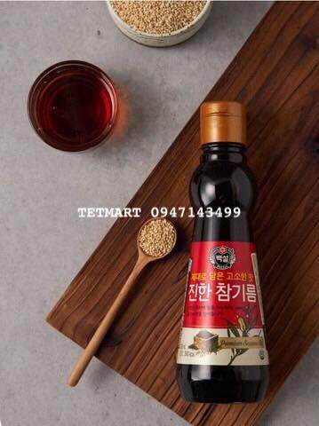 Dầu mè đậm đặc Beksul chai 110ml Hàn Quốc
