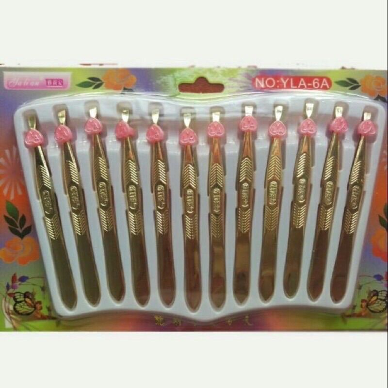 Nhíp nhổ lông, nhổ tóc màu vàng