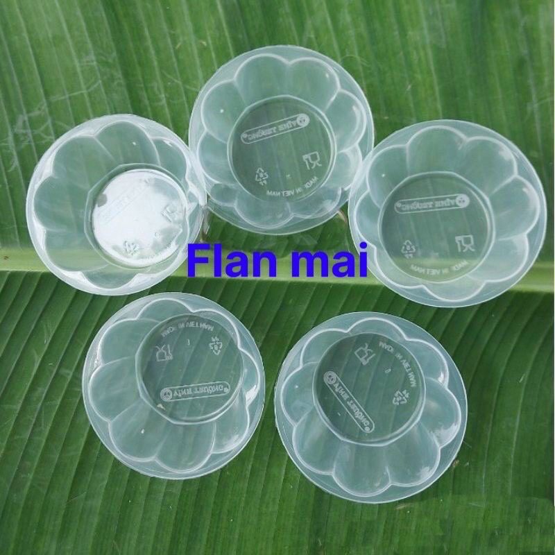Hủ làm bánh flan hình hoa mai 50 hủ
