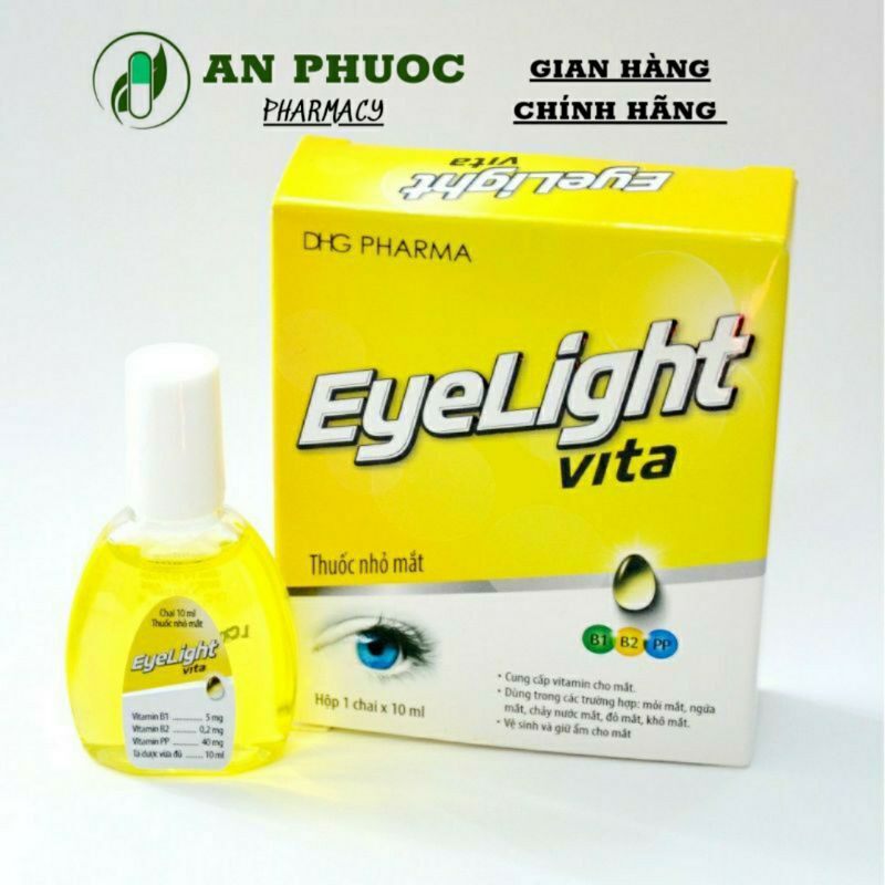 (AN PHƯỚC PHARMA) Nhỏ Mắt Eyelight Vita Chai 10ml