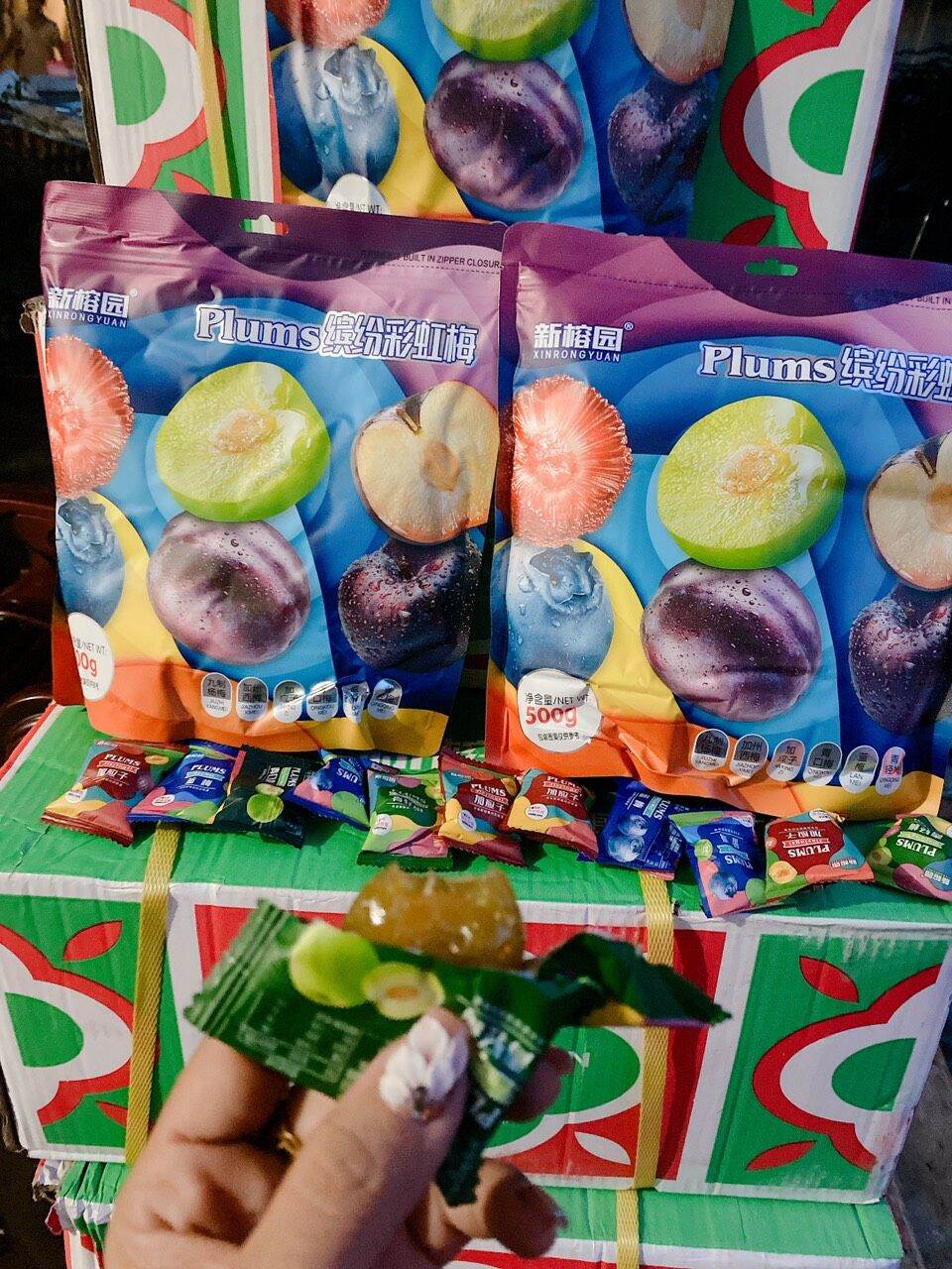 Keo ô mai 5 vị mơ, mận, thanh mai,việt quất