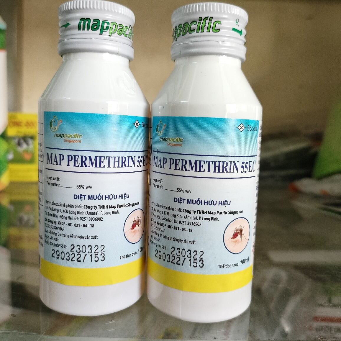 Thuốc muỗi y tế permethrin 100ml chuyên diệt muỗi