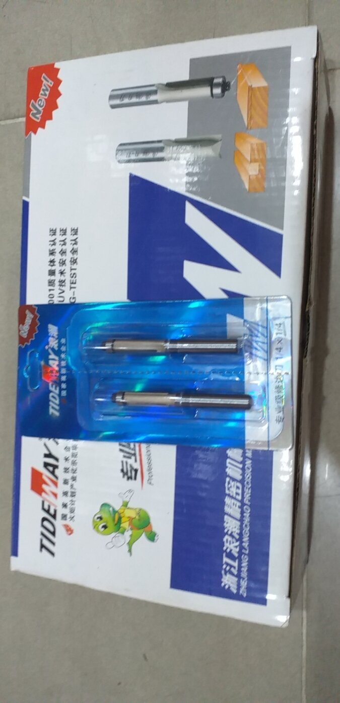 Mũi phay gỗ thẳng có bi Tideway
