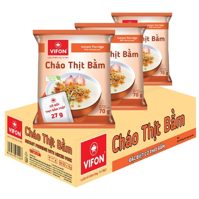 Cháo Vifon Có Thịt Thật