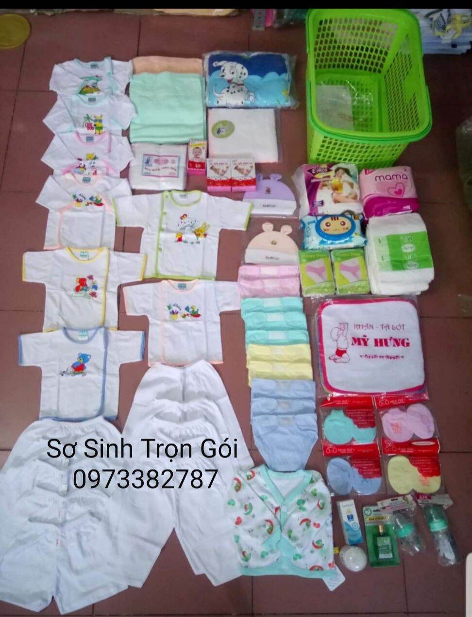 Combo đồ dùng đi sanh 30 món