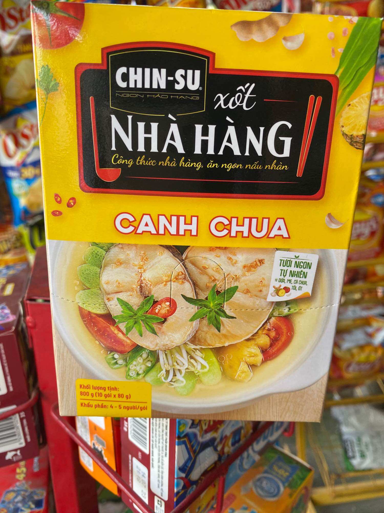 Chinsu xốt canh chua 10 gói x 80g