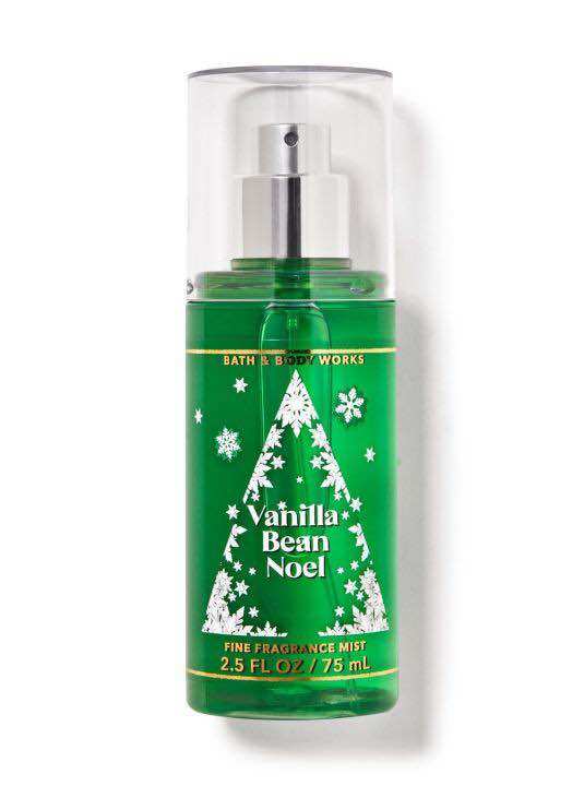 Xịt thơm dưỡng ẩm Bath and Body Works Vanilla Bean Noel 88ml