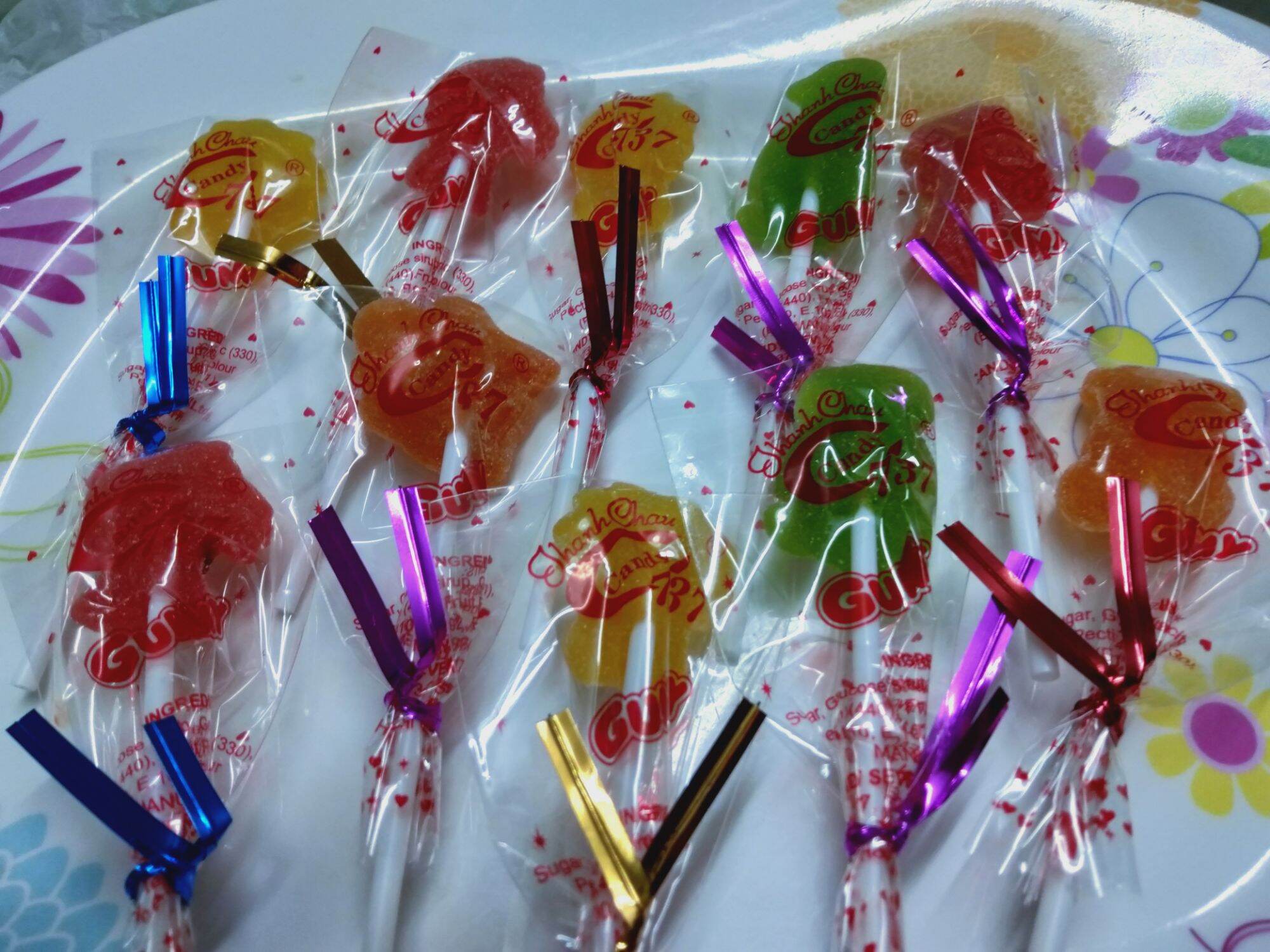 Kẹo dẻo Candy pham, kẹo dẻo hình con thú [1 bịch 10 cây kẹo dẻo]