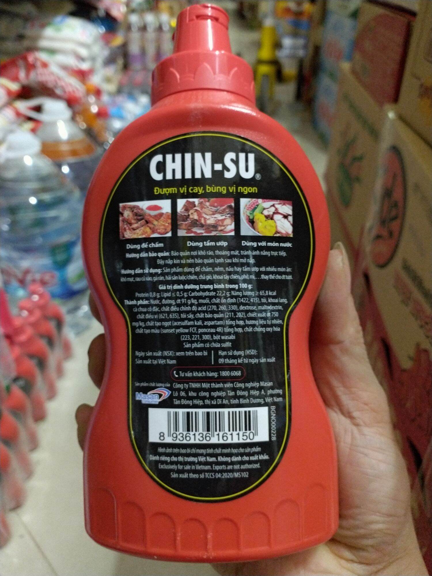 Tương ớt chinsu chai 500g
