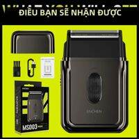 Enchen | Máy Cạo Râu Nhỏ Gọn Dành Cho Nam ENCHEN MS003 Với Bộ Phận Tỉa Lông Mọc Ngoài Tự Động Sạc Nhanh Type-C Đèn Báo Động Cơ Mạnh Mẽ 7000 Vòng/phút Dùng Được Khi Cạo Khô Hoặc Ướt