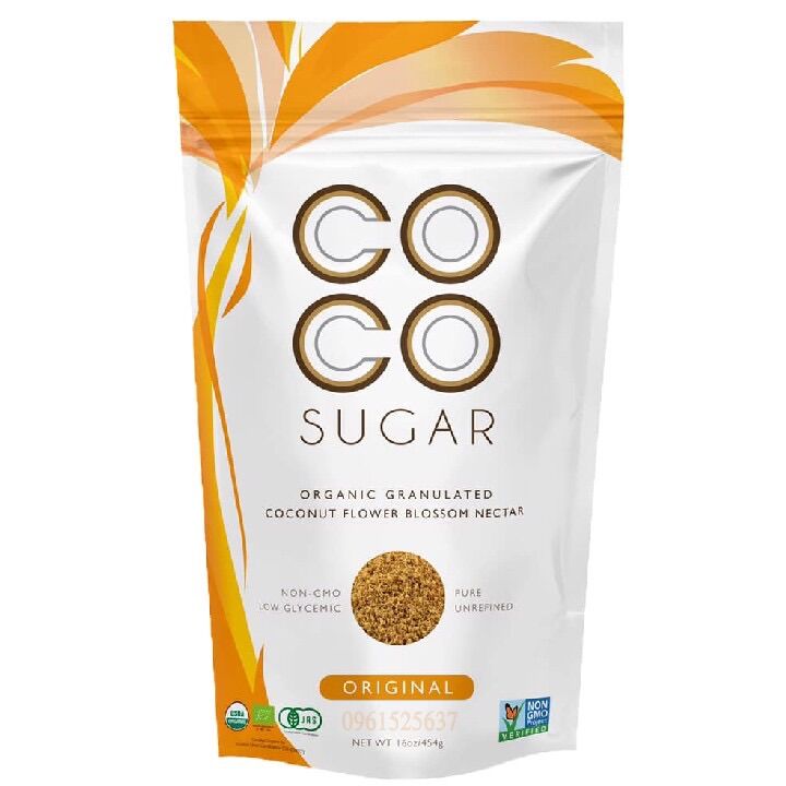 Đường dừa hữu cơ pt coco sugar hộp 50 gói