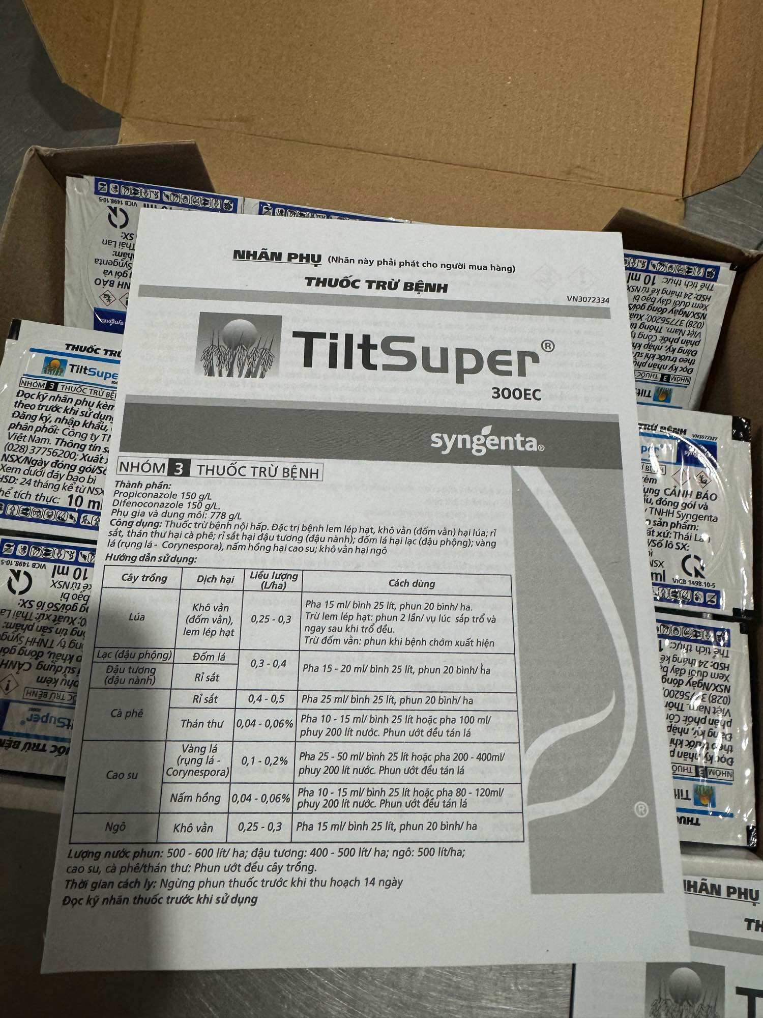 Thuốc trừ nấm bệnh Tilt Super 300EC (10ml)