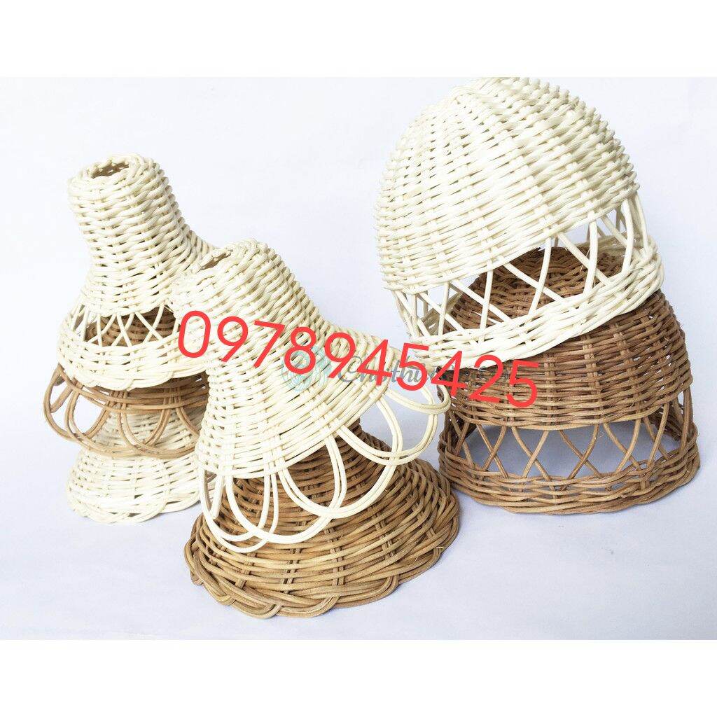 Đèn tre đèn thả mây tre đèn đèn mây tre mini xinh