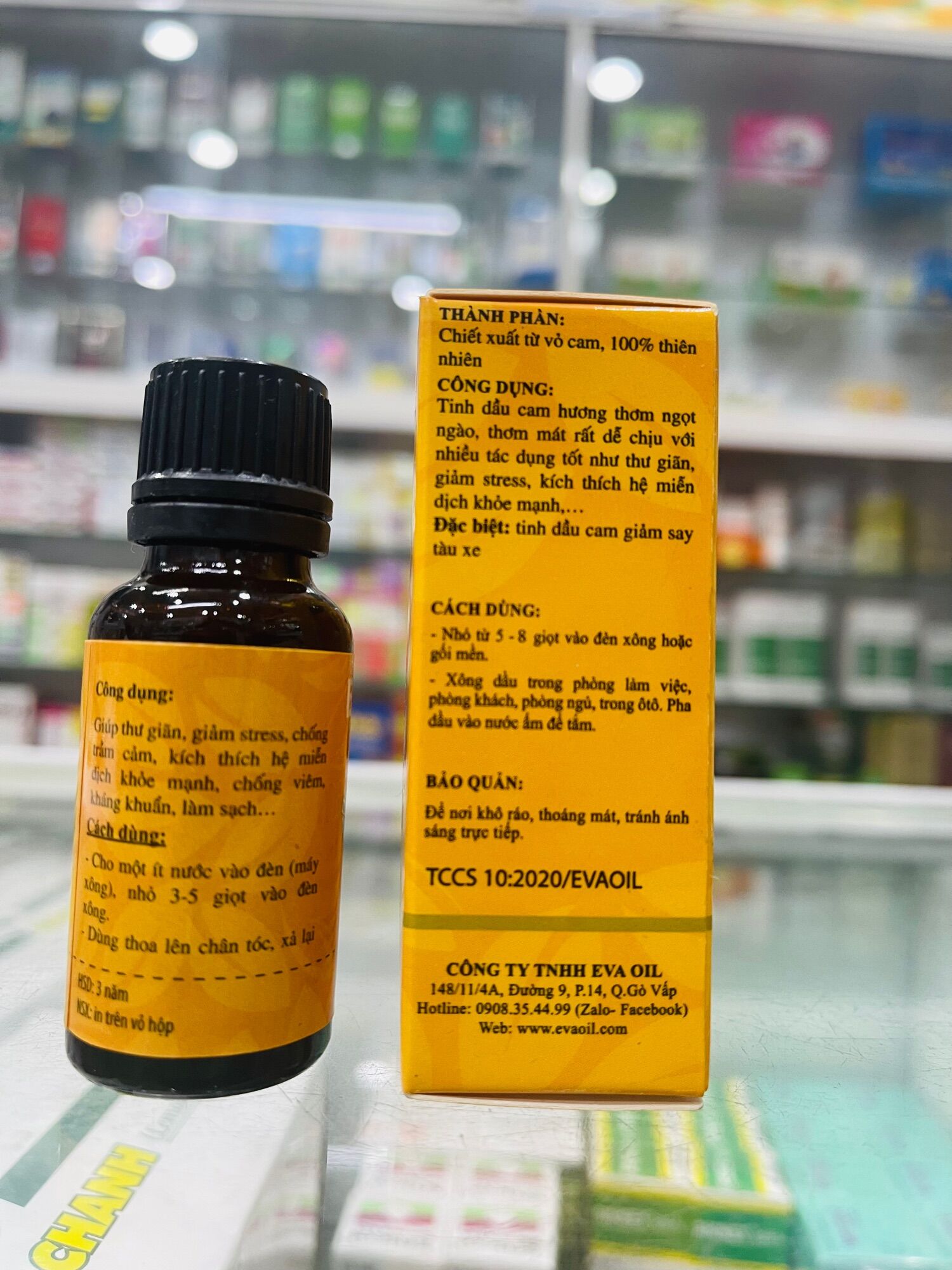 Tinh dầu sả chanh / cam Eva Oil - 20ml