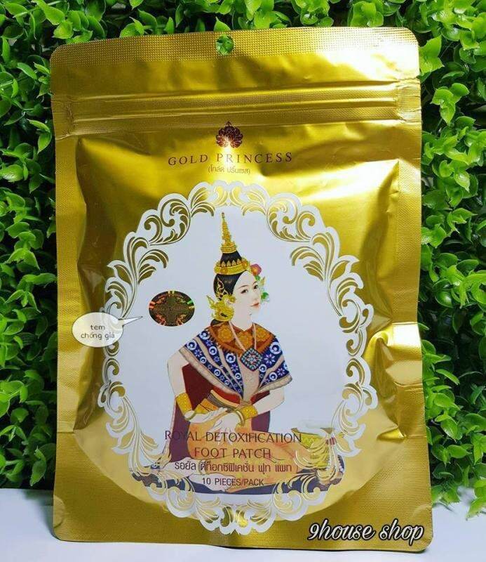 10 miếng dán thải độc Gold Princess thái lan