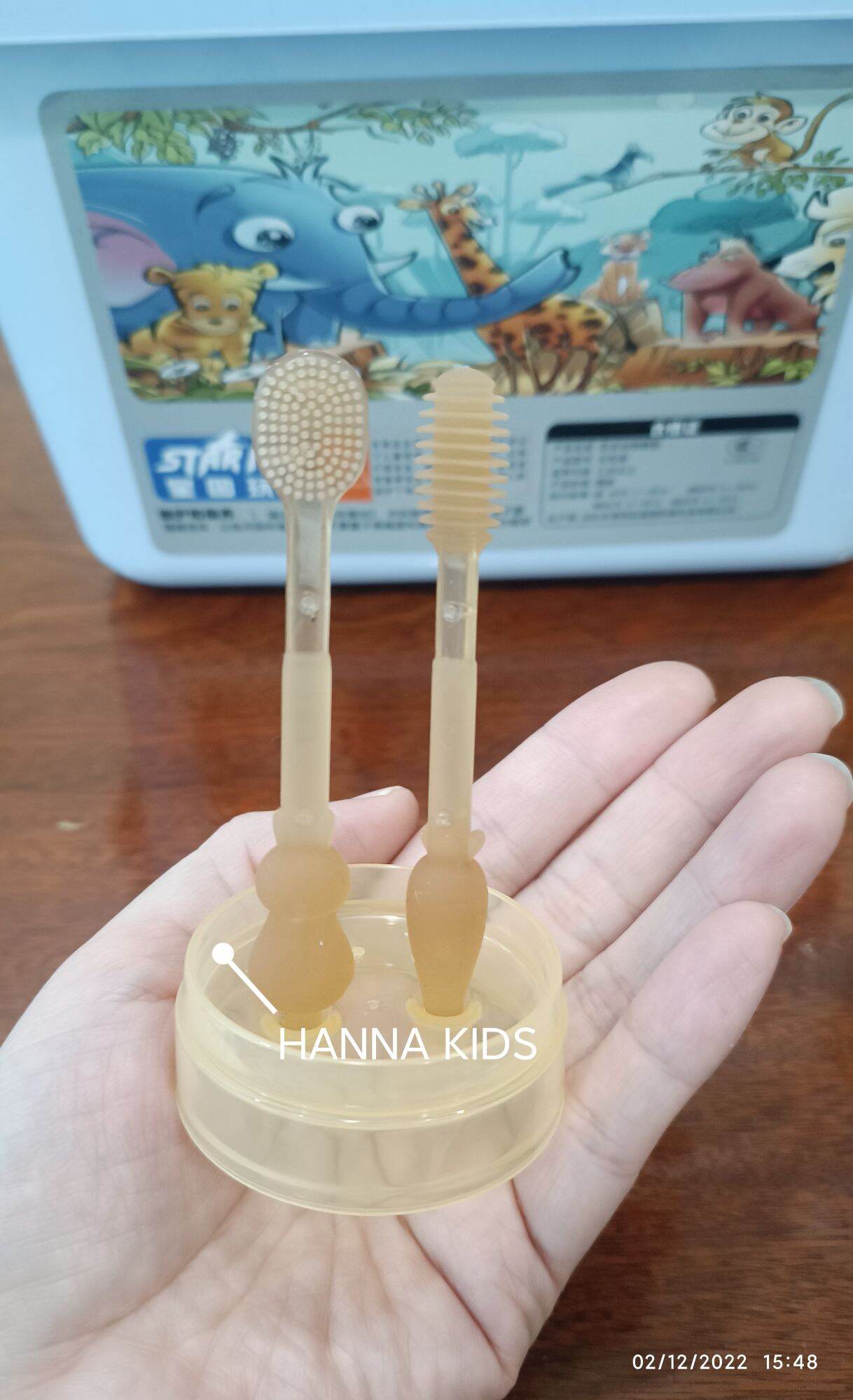 Bàn chải rơ lưỡi silicon chải răng cao cấp