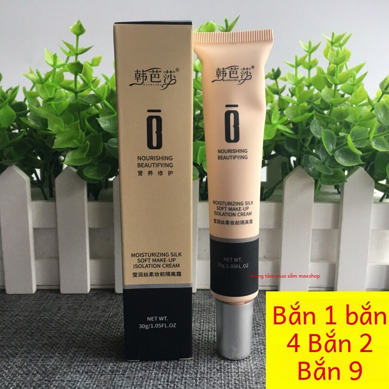 Hàn Quốc Basha Mượt Mềm Mại Kem Lót Trang Điểm Dưỡng Ẩm Chính Thức Xác Thực Làm Sáng Màu Da Vô Hình Lỗ Chân Lông Nền