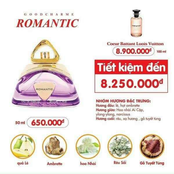 Nước Hoa Romantic 50ml