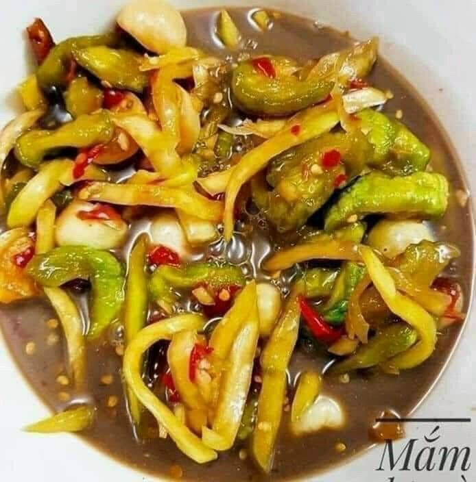 Mắm dừa cà đà nẵng thơm ngon