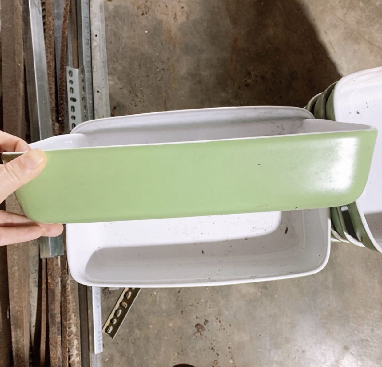 Chậu sứ chữ nhật trồng cây