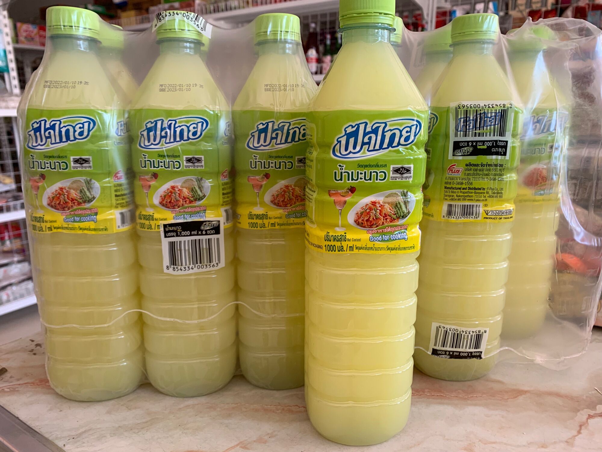 Nước cốt chanh nguyên chất Thái lan chai ( 1 lít)