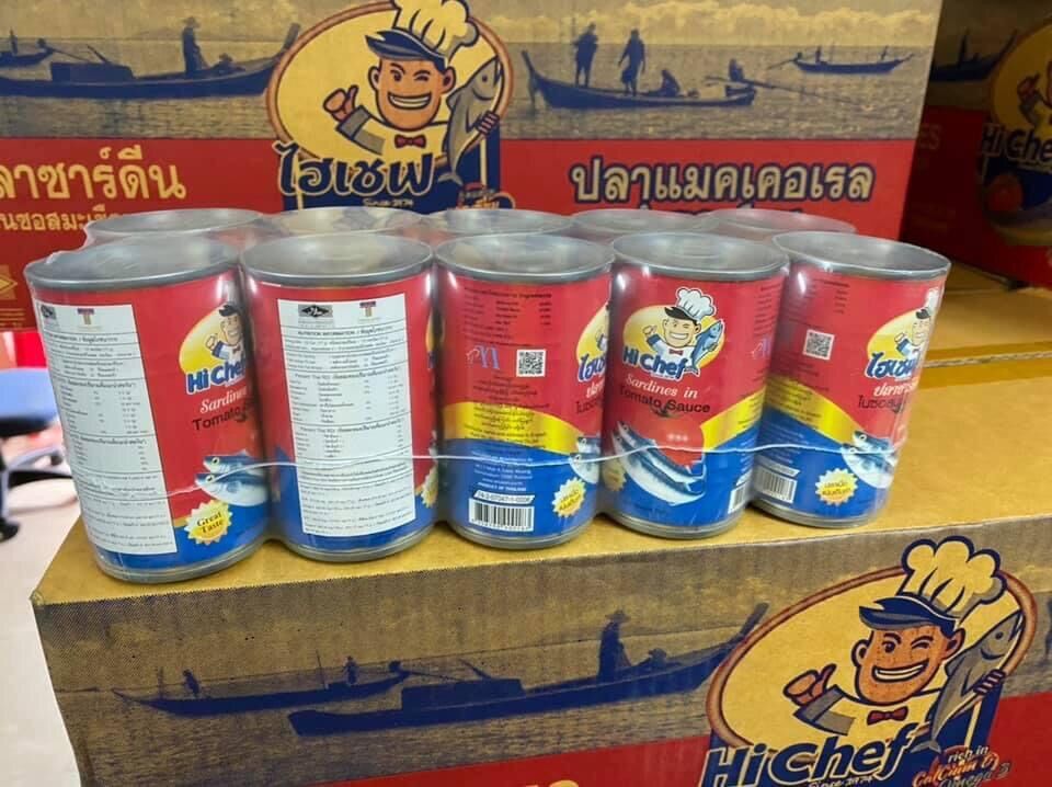 [HCM]10 Hộp Cá Mòi Sốt Cà Thái Lan 155gr
