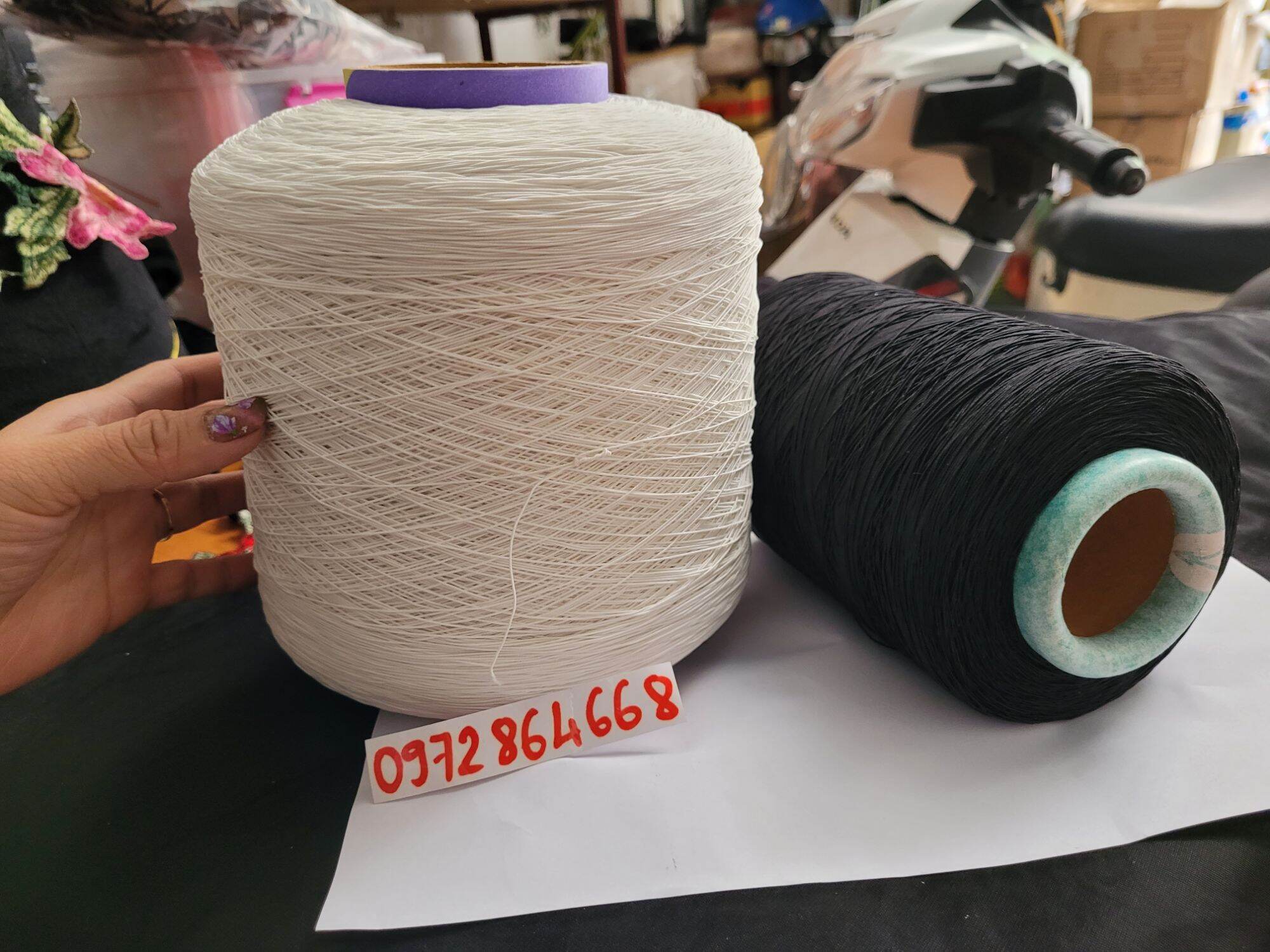 Chỉ chun 840D may nhún bèo, chạy smocking