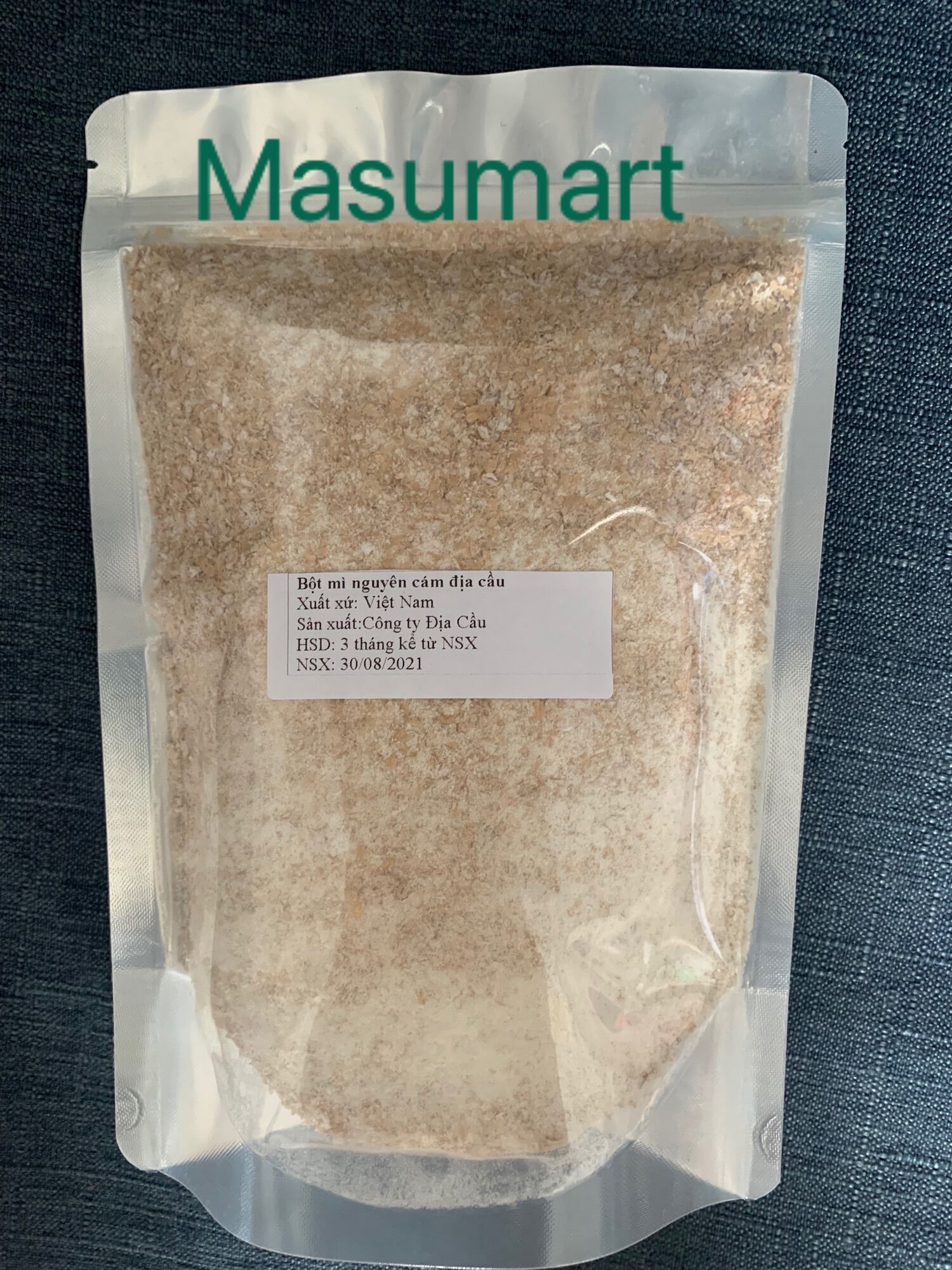 Bột mì nguyên cám 500g được chiết từ 20kg