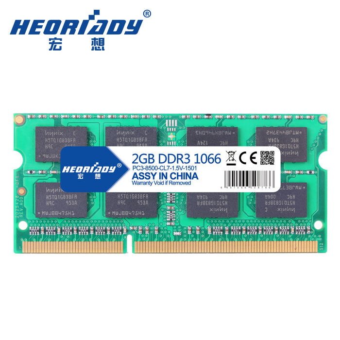 Thẻ Nhớ Máy Tính Xách Tay Hongxiang DDR3 2G 1066 1067 PC3-8500 Hỗ Trợ Thông 3 Thế Hệ