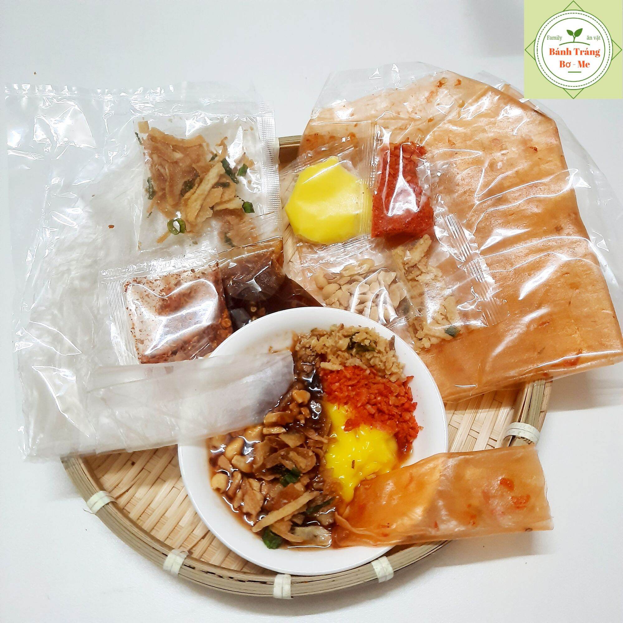 Set 2 Loại Bánh Tráng Bơ - Me (chấm và cuốn) - [5 BỊCH BƠ, 5 BỊCH ME]