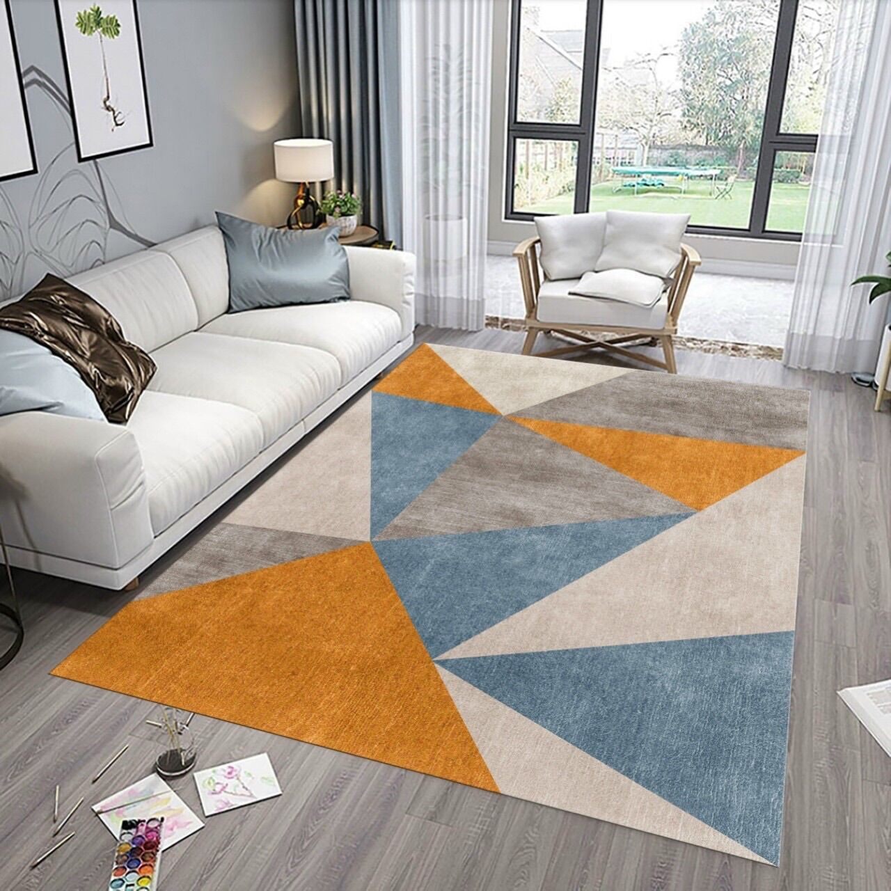 Thảm trải sàn bali 1m6x2m3 nhiều mẫu