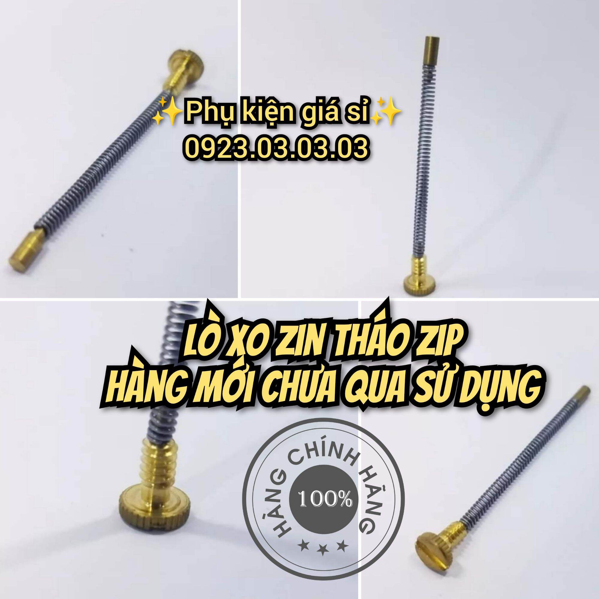 Lò xo đẩy đá chính hãng tháo rời từ ruột Zippo zin new chưa qua sử dụng