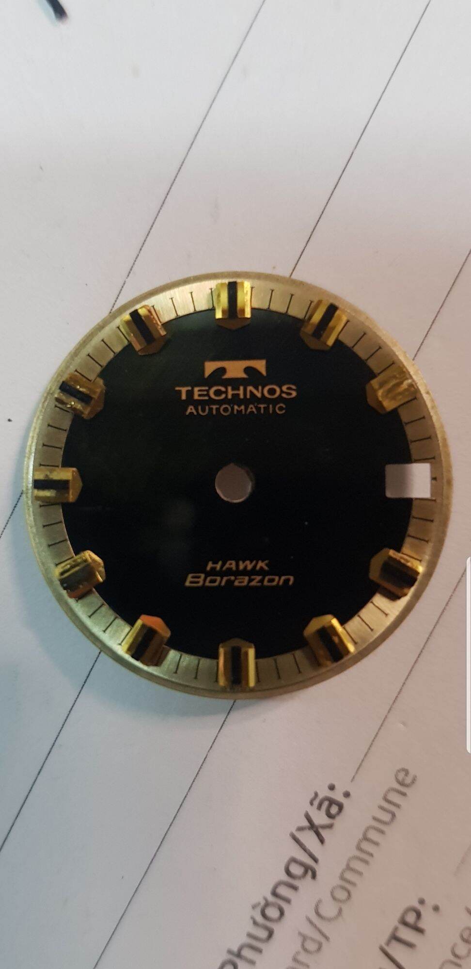 Linh kiện đồng hồ techno zin bóc máy