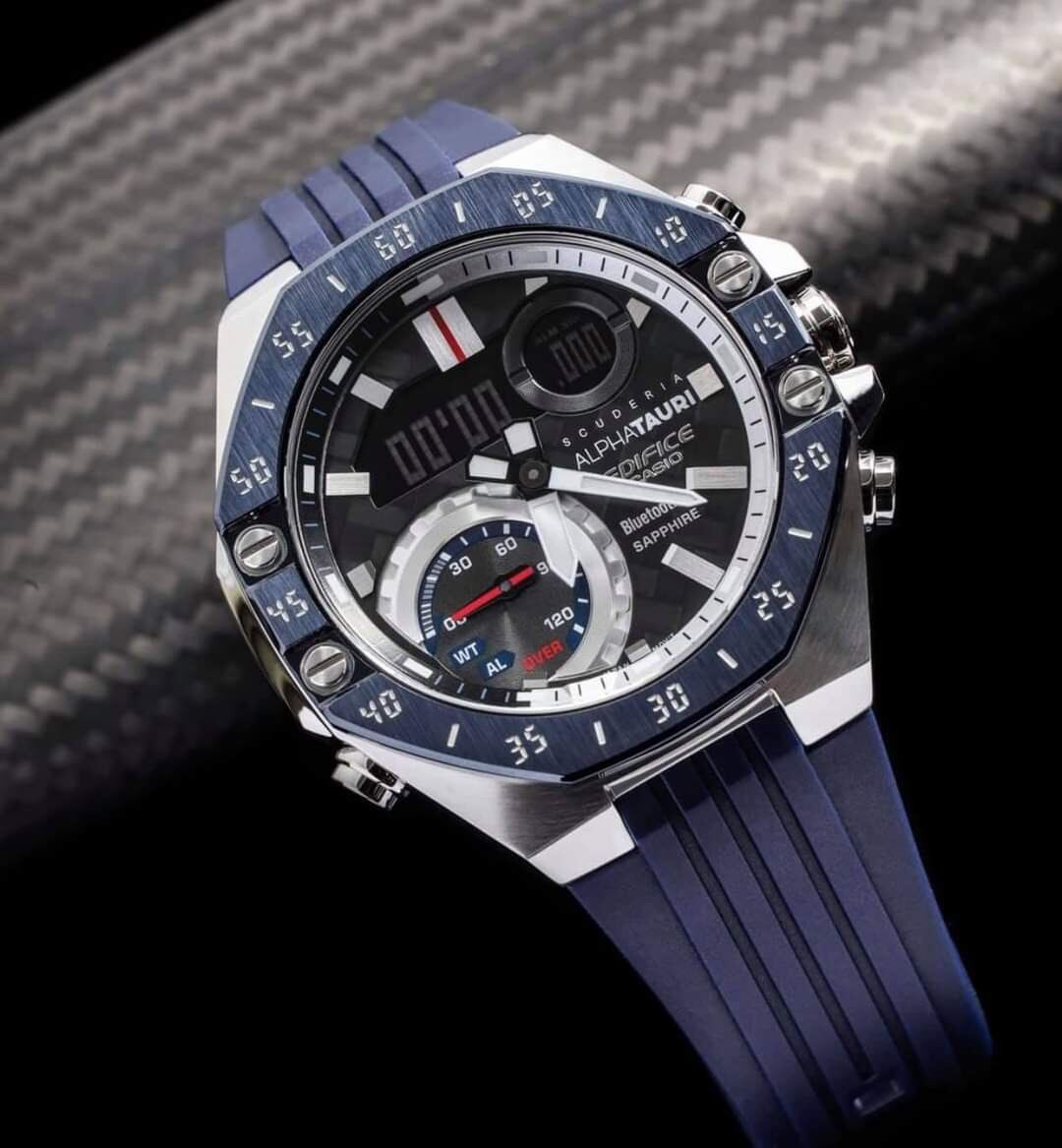 Tặng Gói Bảo Hàng Vàng ĐỒNG HỒ NAM CHÍNH HÃNG Casio Edifice ECB-10AT-1A