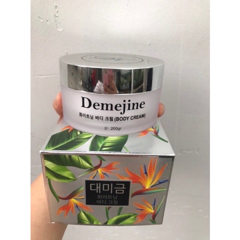 Kem Body DEMEJINE Siêu Trắng 200g