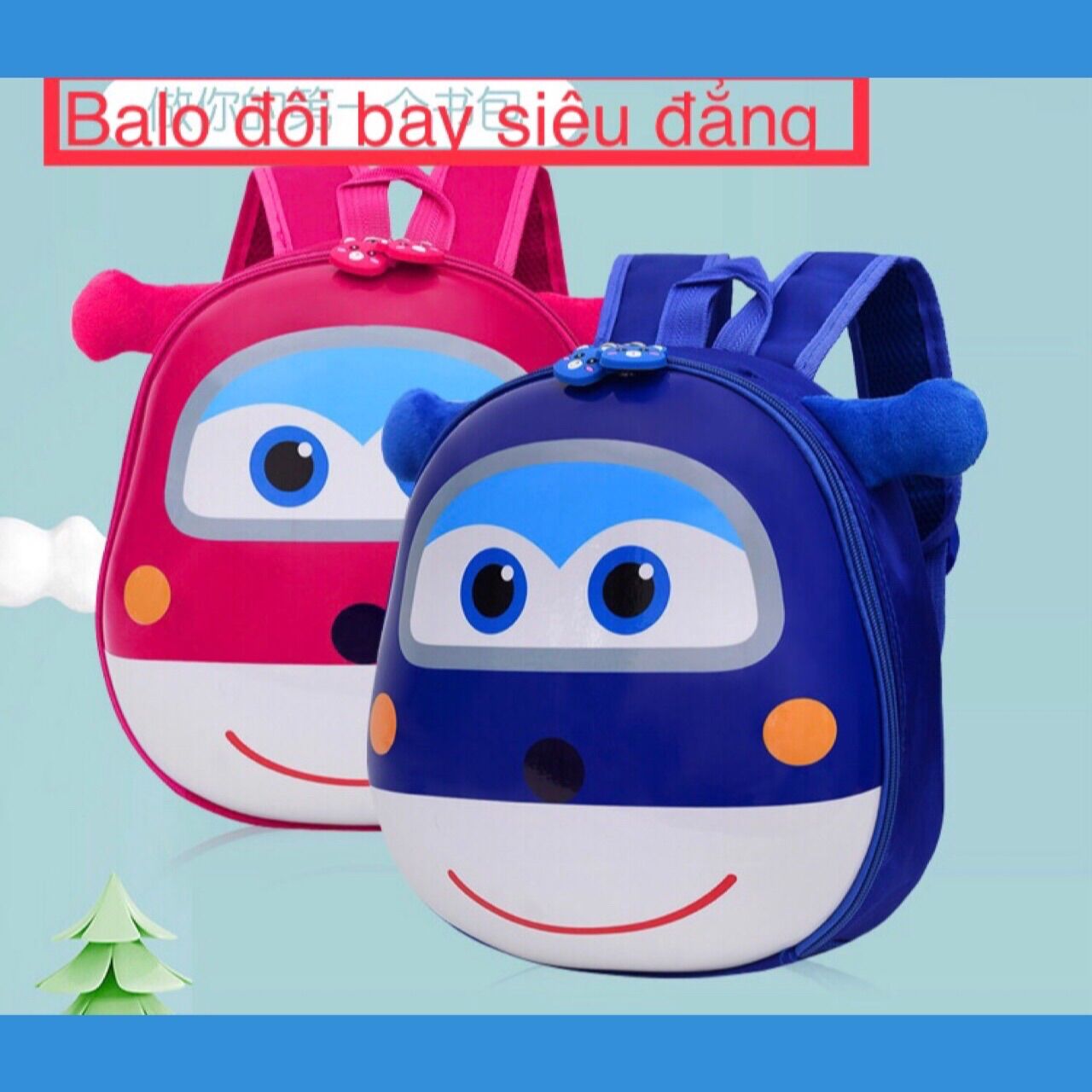 Balo đội bay siêu đẳng cho bé trai