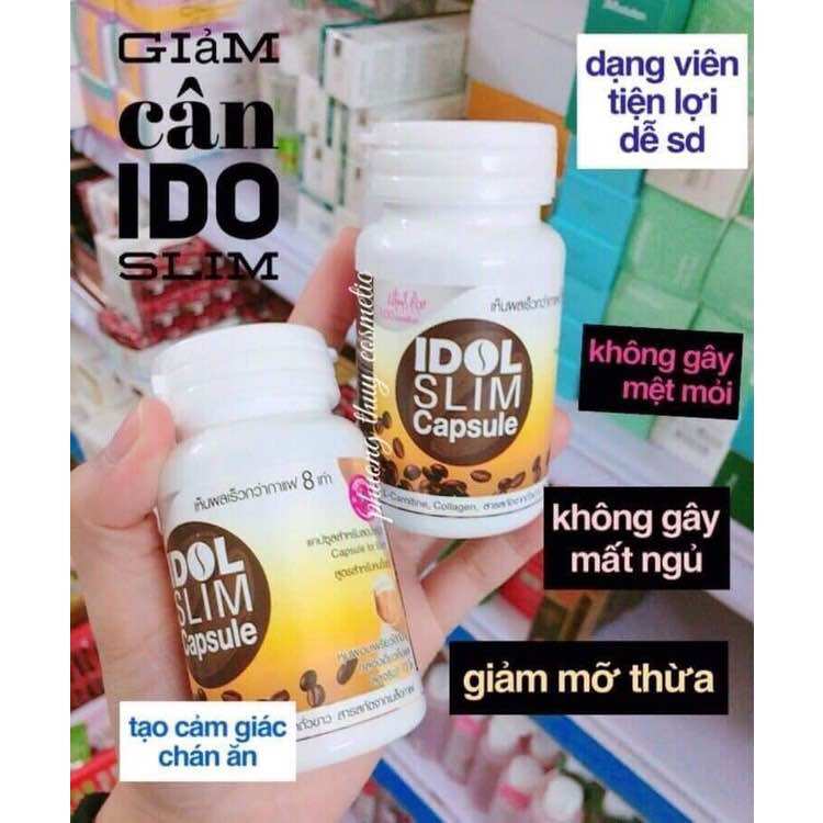 Giảm cân IDOL SLIM Capsule dạng viên nang [ ｈｉệｕ ｑｕả x2 dạng gói]