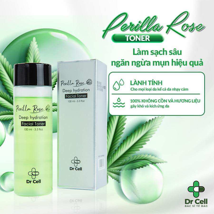 Toner Ngãi Cứu Tía Tô DR CELL 100ml