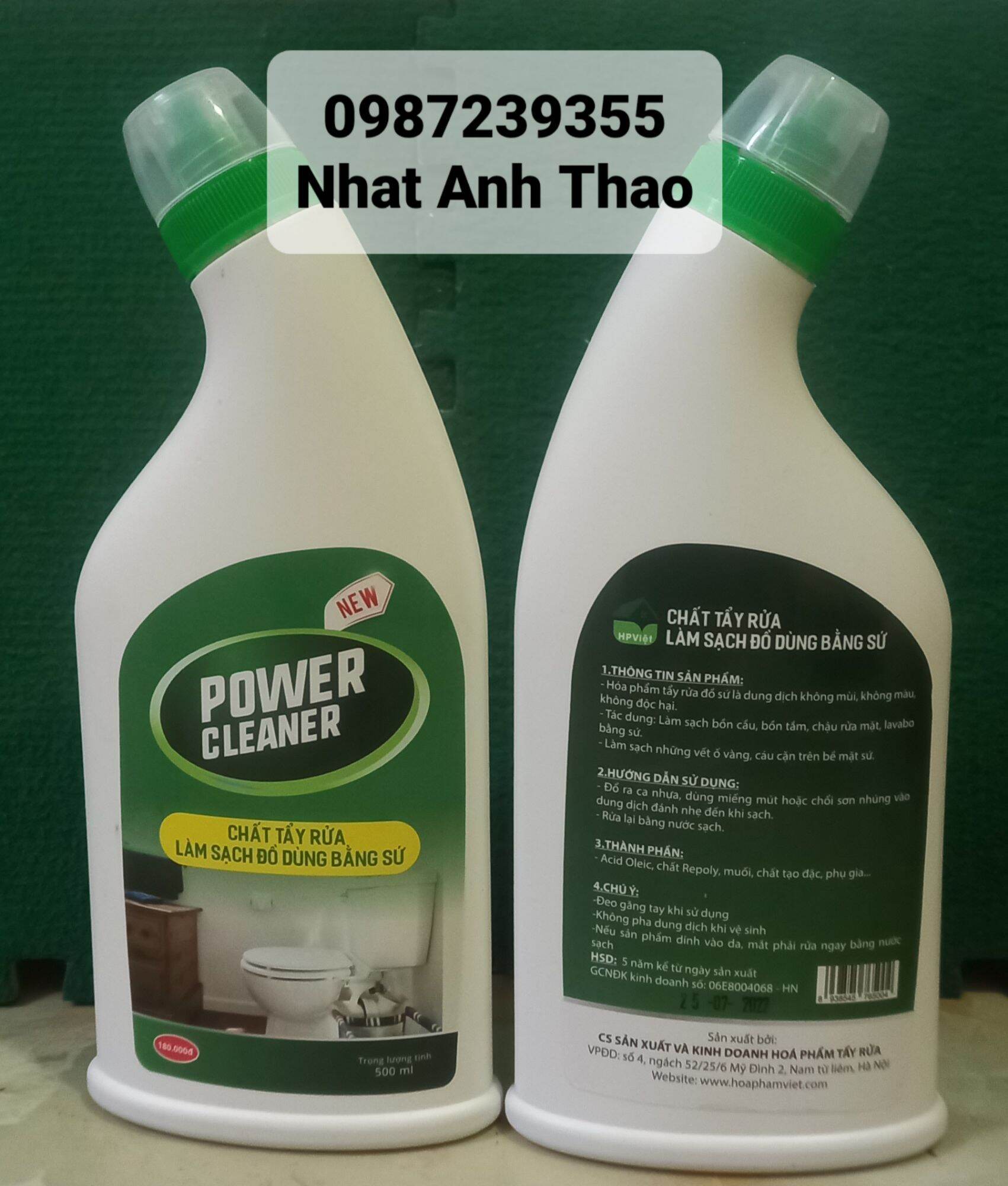 Chất làm sạch đồ dùng bằng sứ POWER CLEANER