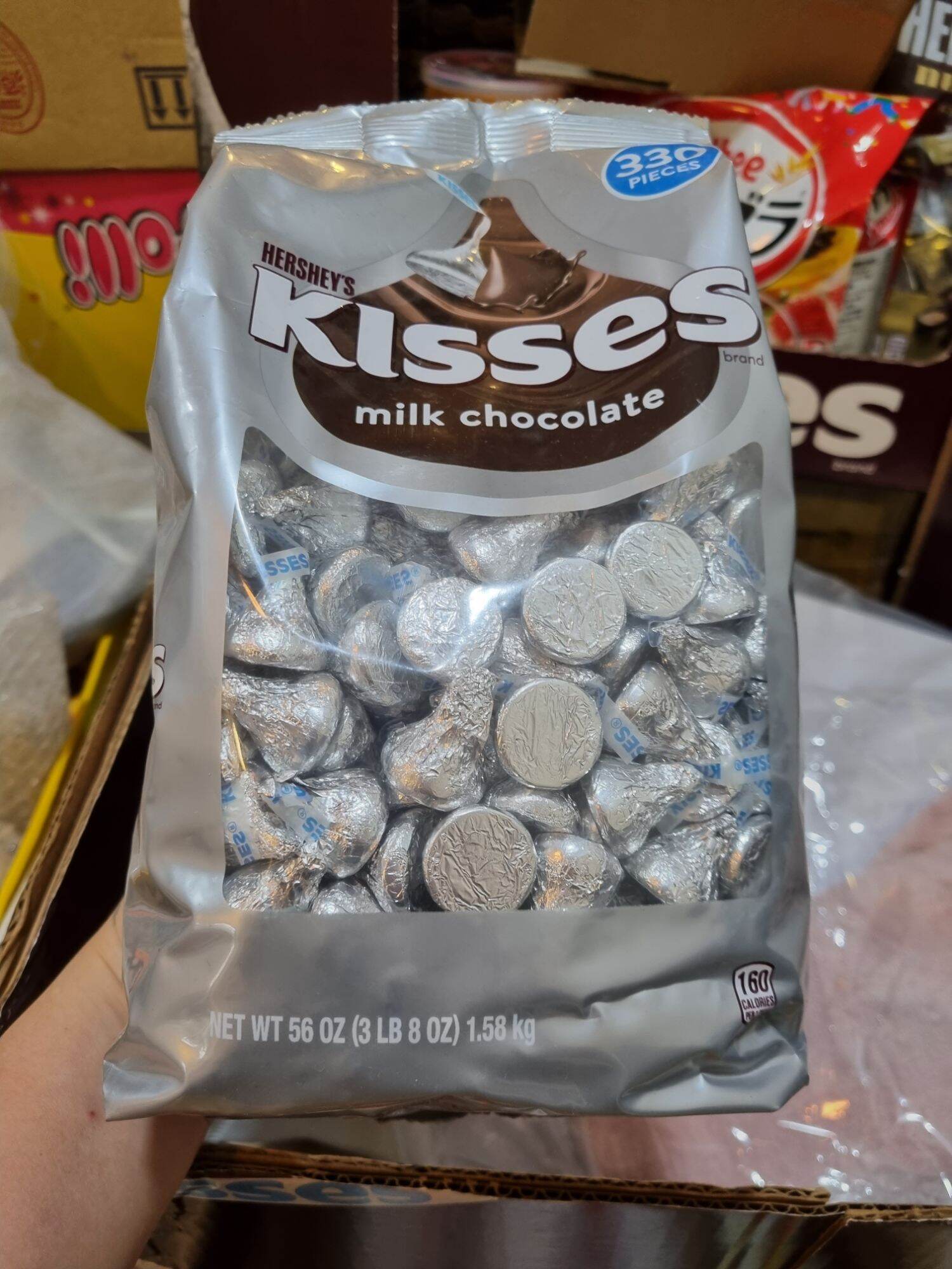 CHOCOLATE HERSHEY S MILK KISSES 330 VIÊN