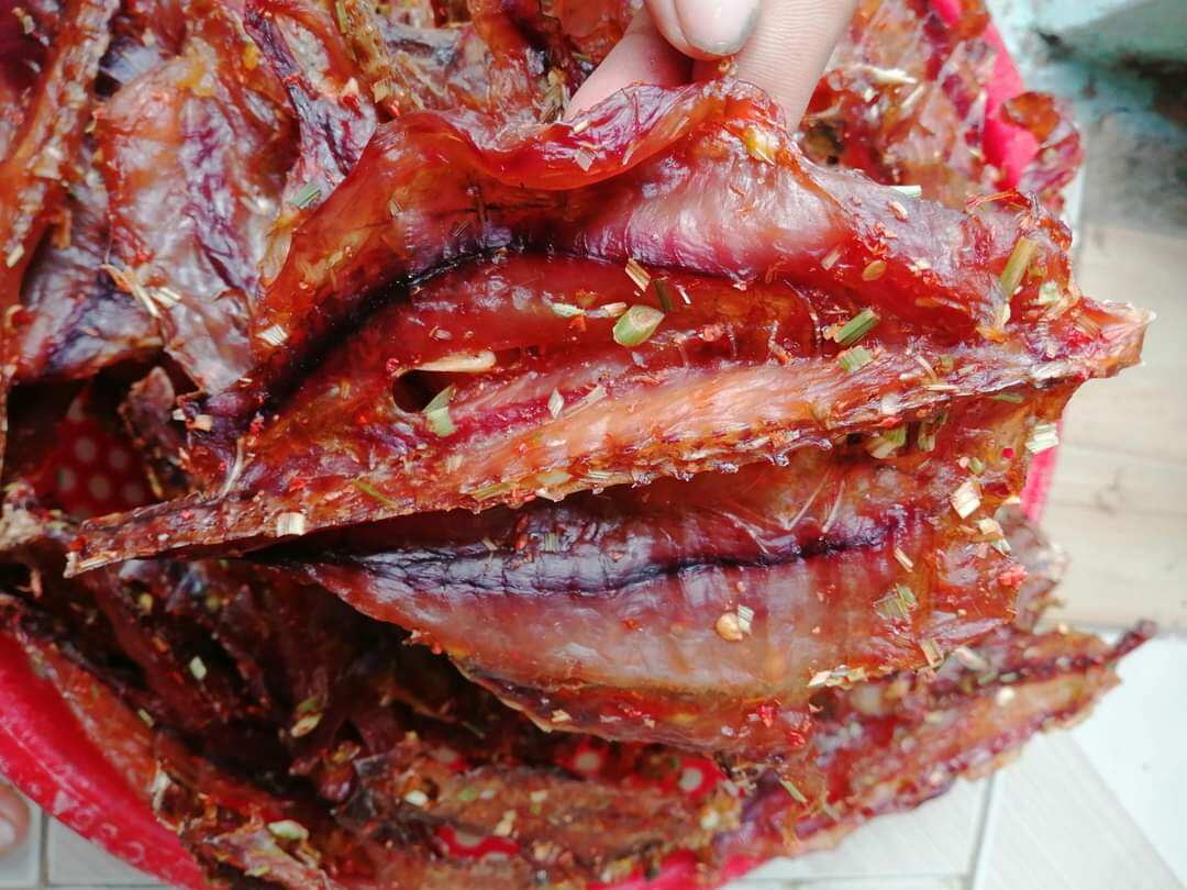 Khô cá lau kiếng ướp vị vưa ăn, cá tươi rối, vị vừa ăn,khâu chế biến sạch sẽ, Khô Ông Chín