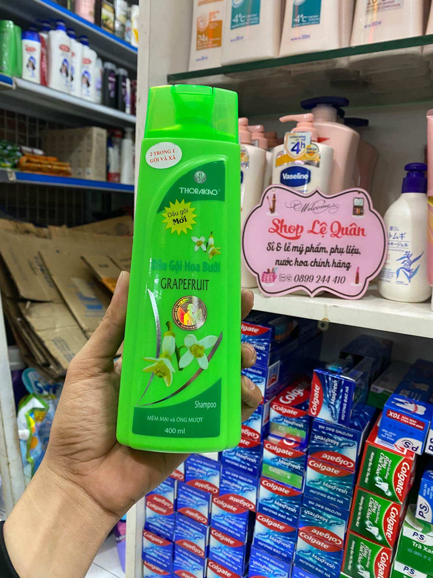 Dầu Gội Và Xả Hoa Bưởi Thorakao 400ml