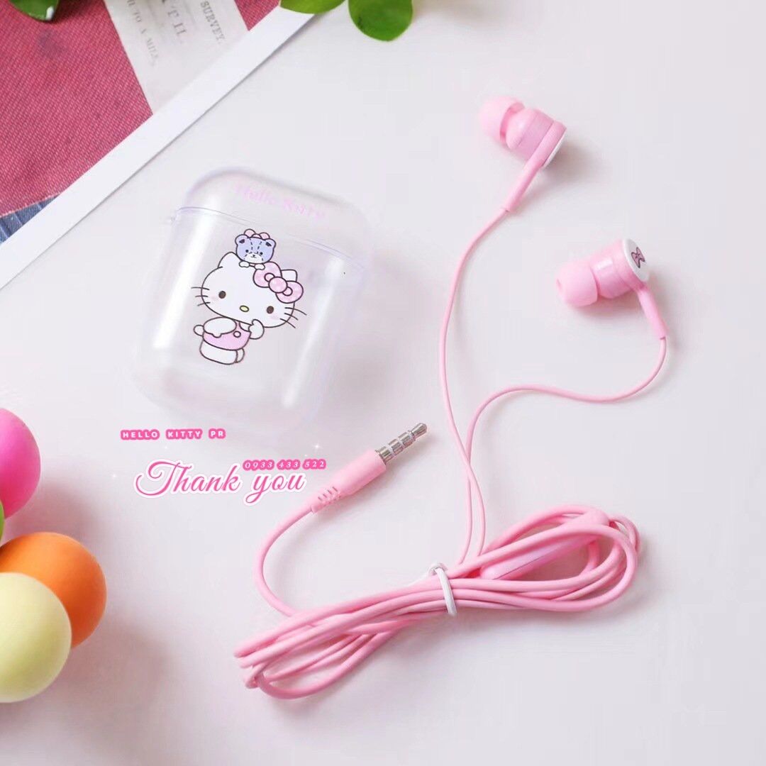 Tai nghe có micro Hello Kitty - Doremon Doraemon