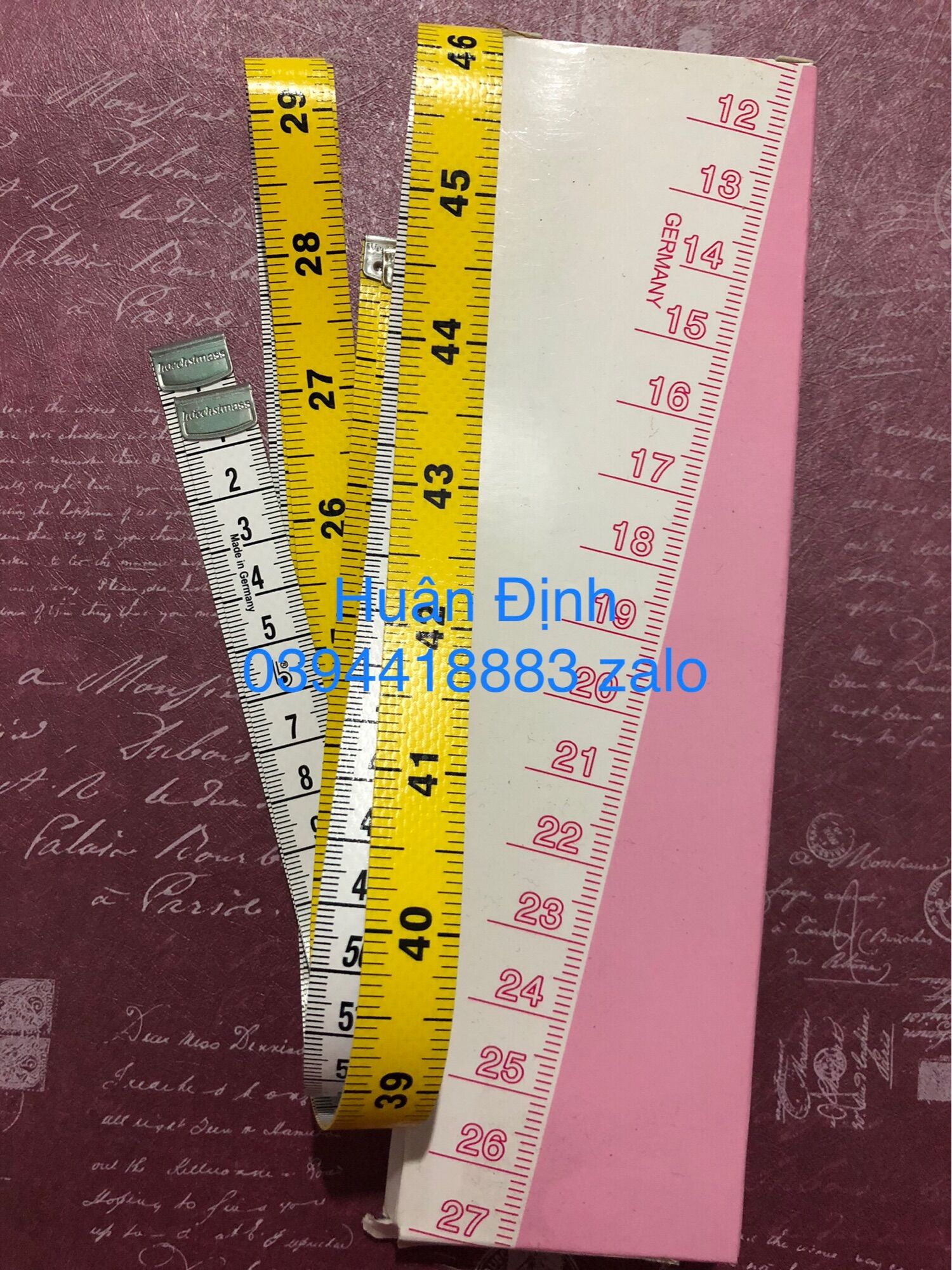 Thước dây ngành may, thước may đo