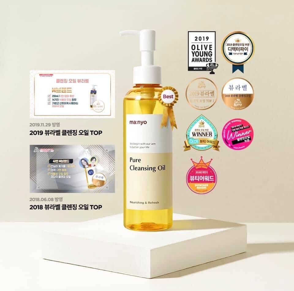 [HCM]Manyo Dầu tẩy trang Cleansing Oil Manyo 200ml