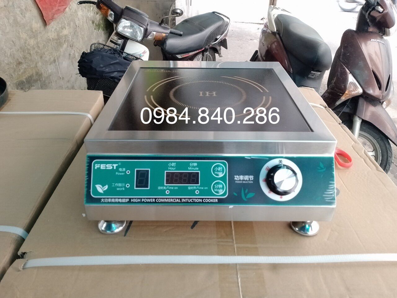 Bếp từ công nghiệp 3500W Fest núm vặn cao cấp