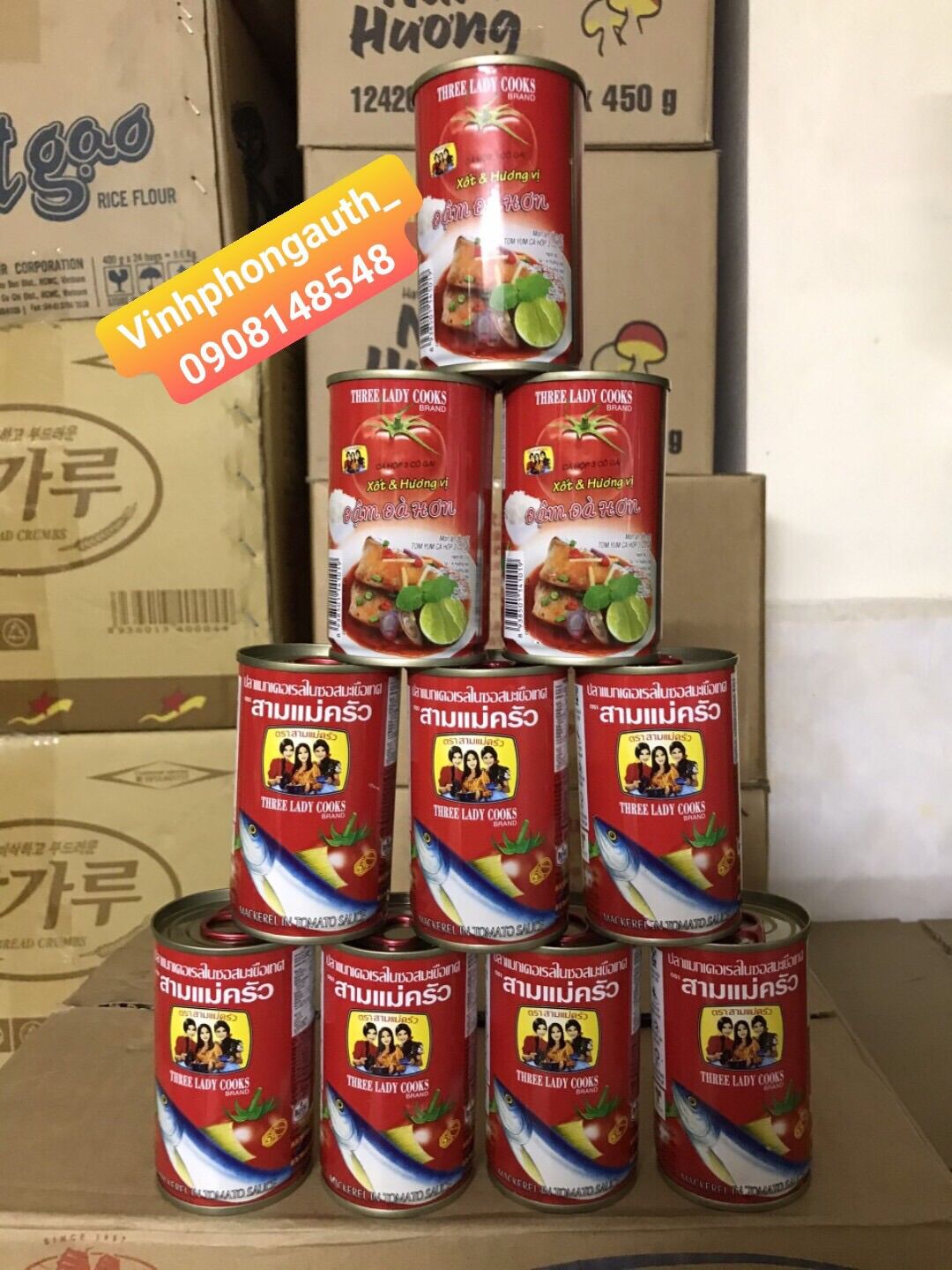 Cá mòi 3 cô gái 155gr